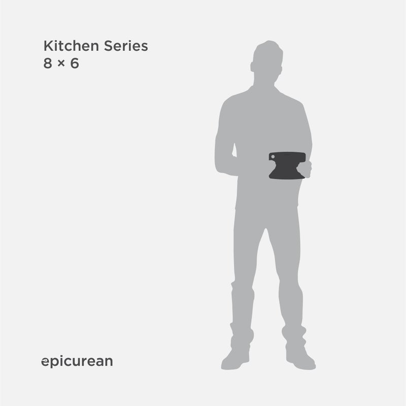 Epicurean Kitchen Series Cutting Board, 8-Inch Ã— 6-Inch, Slate - Image 2
